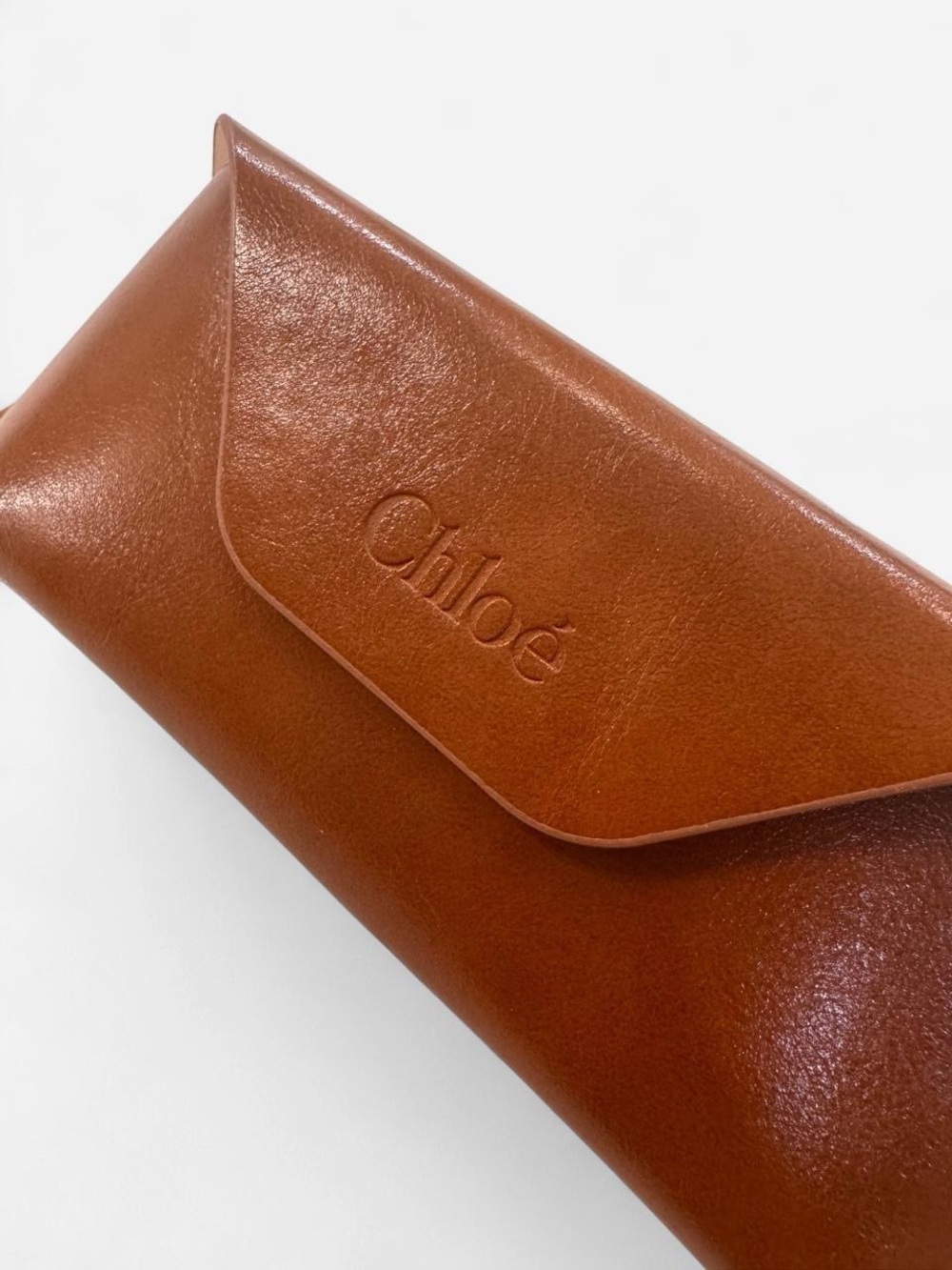 Chloé tan sunglasses case